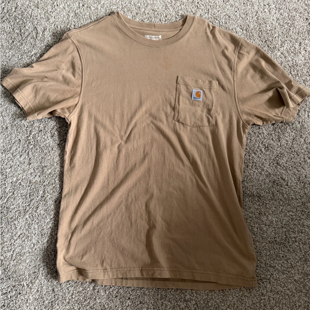 Carhartt Short Sleeve Pocket Tee in Carhartt Brown